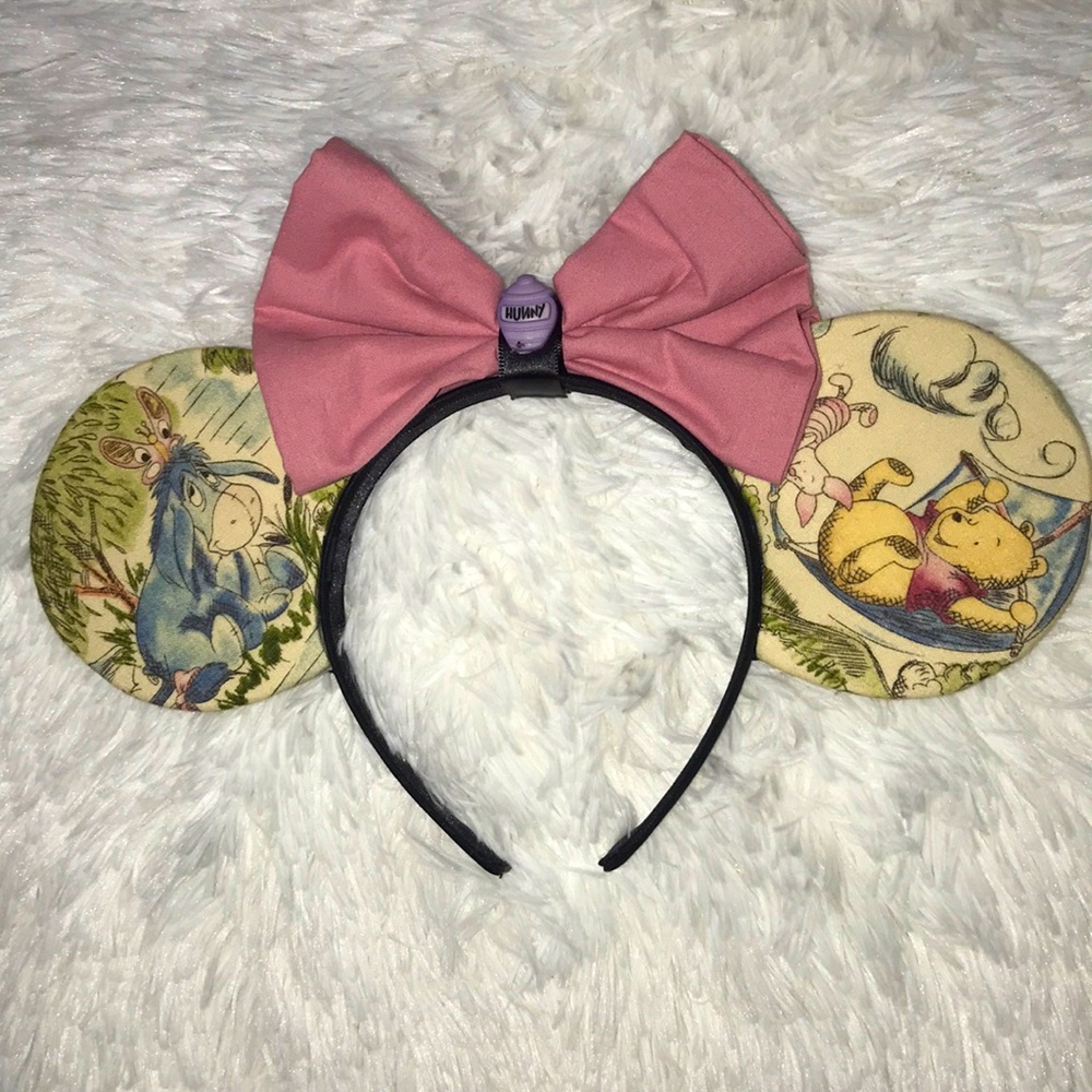 WINNIE THE POOH HANDMADE MICKEY EARS!
